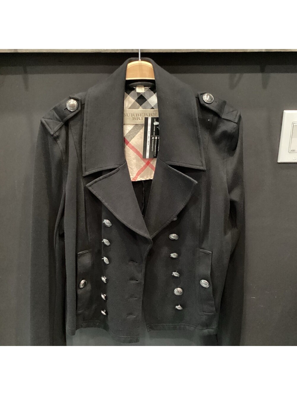 Woman’s Burberry Brit Button-Up Jacket